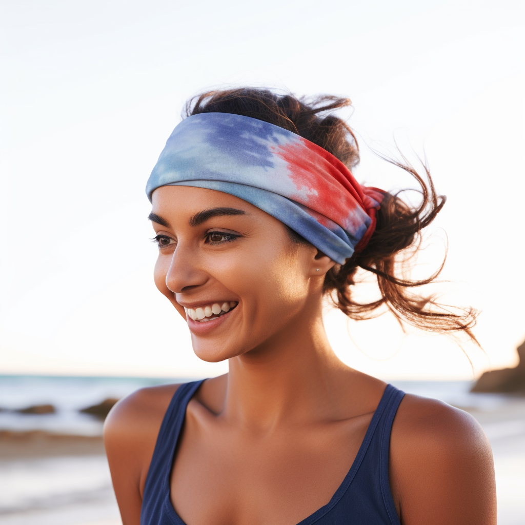 Tie Dye Hairbands Pack of 3 : Bold Mix