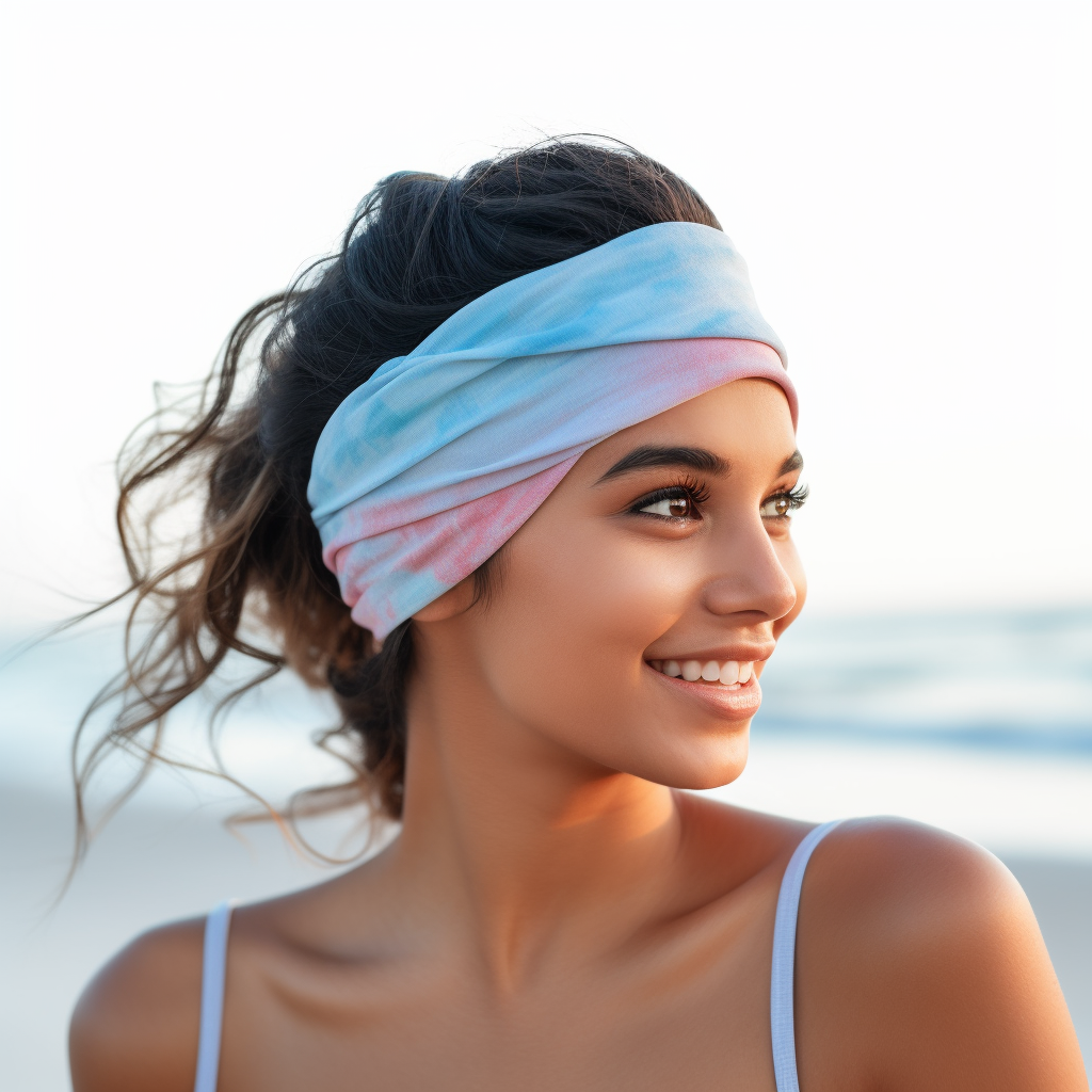 Tie Dye Hairbands Pack of 3 : Blaze Mix