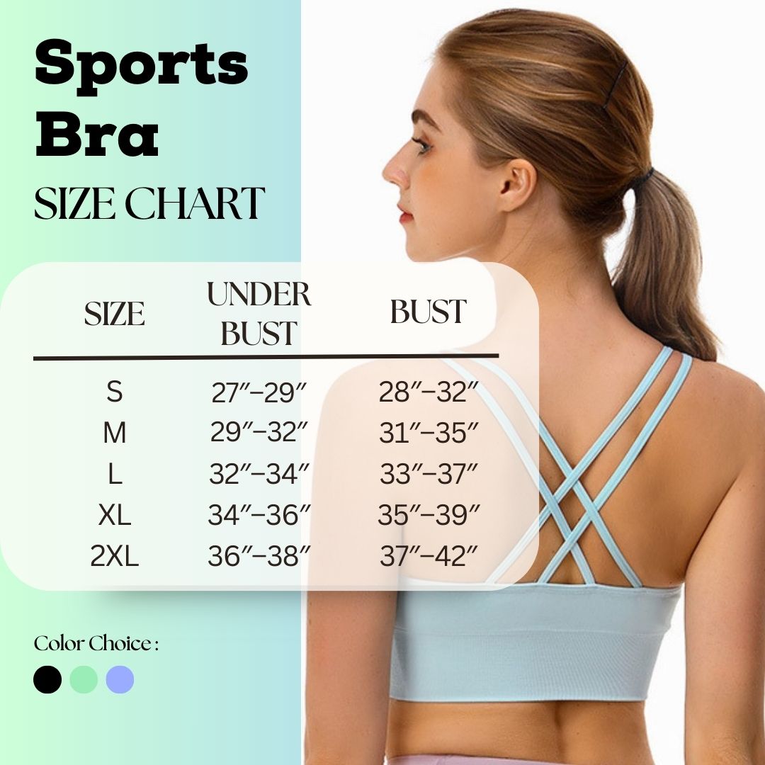 Eternal Sports Bra - Arctic Blue