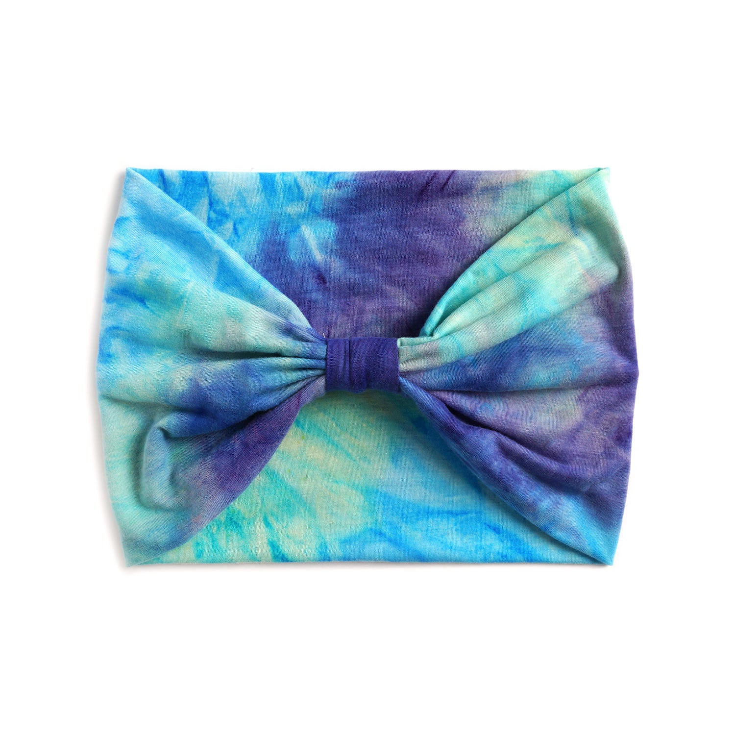Tie Dye Hair Band : Dark Blue Shade