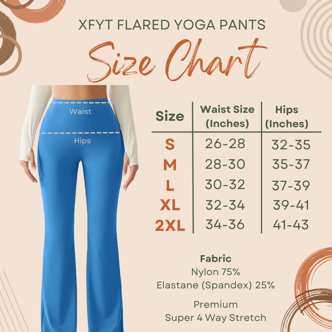 Denim Blue Luxe High Rise Flare Yoga Pants