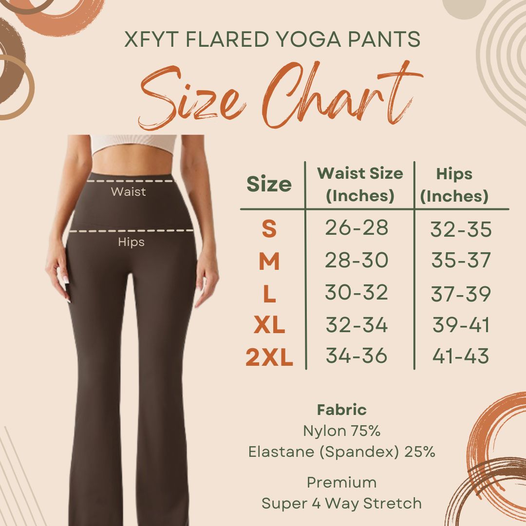 Terra Brown Luxe High Rise Flare Yoga Pants
