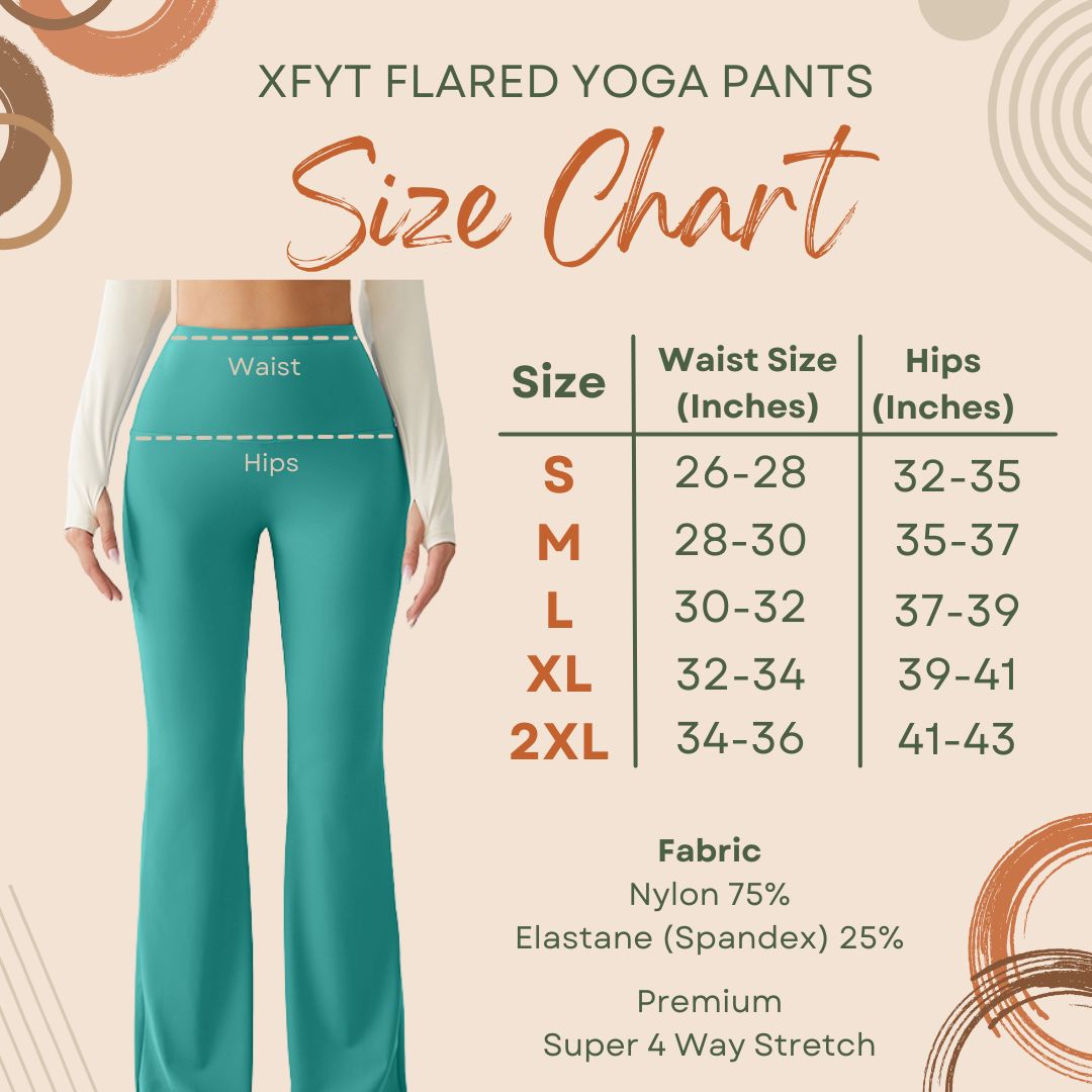 Tropical Teal Luxe High Rise Flare Yoga Pants