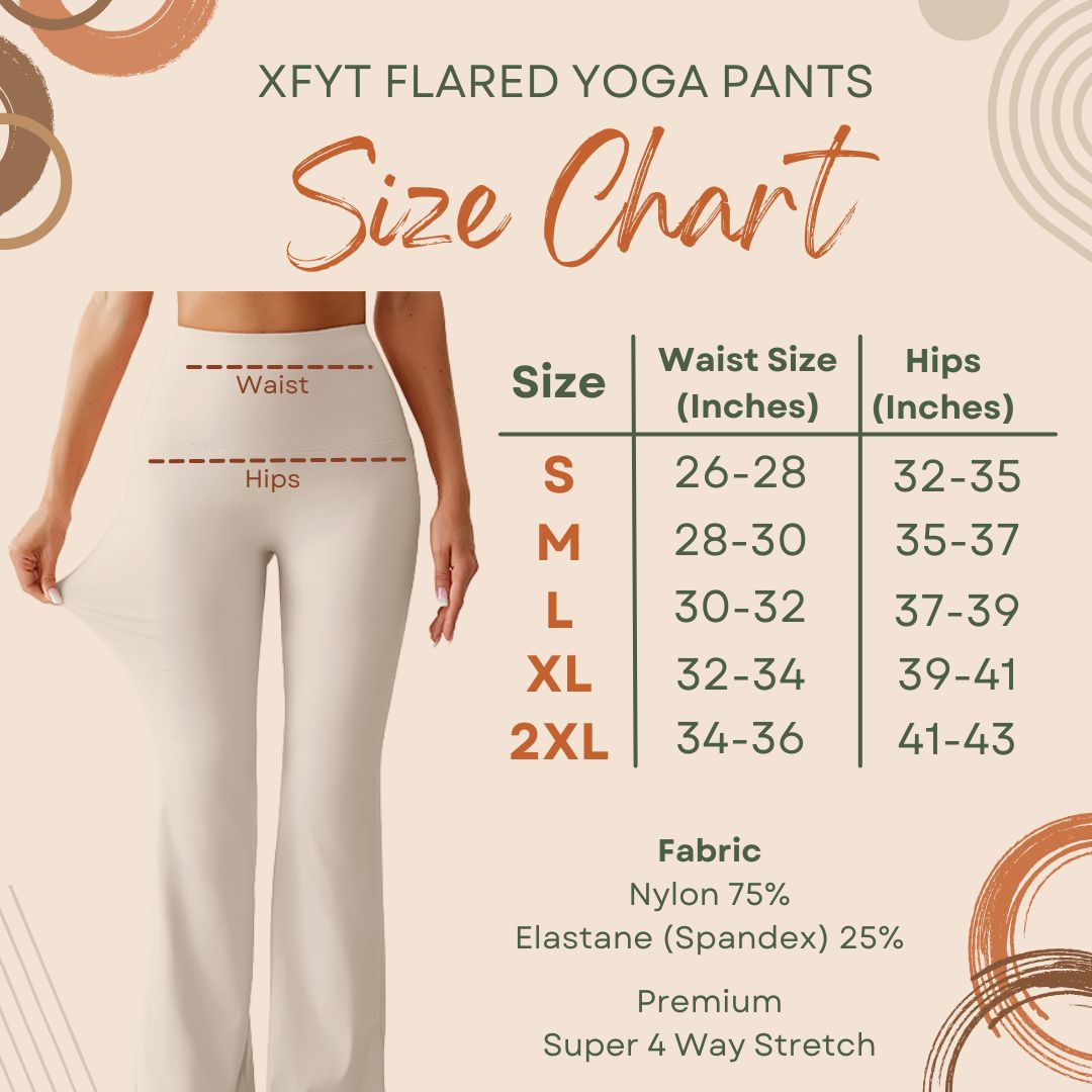 Vanilla Beige Luxe High Rise Flare Yoga Pants