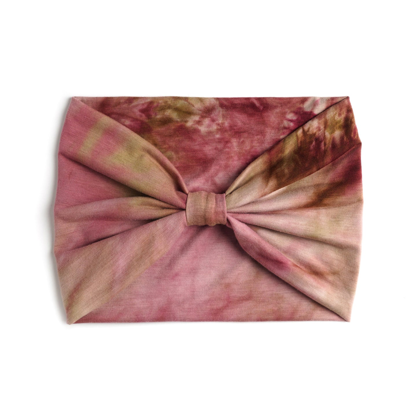 Tie Dye Hair Band : Earthy Rose