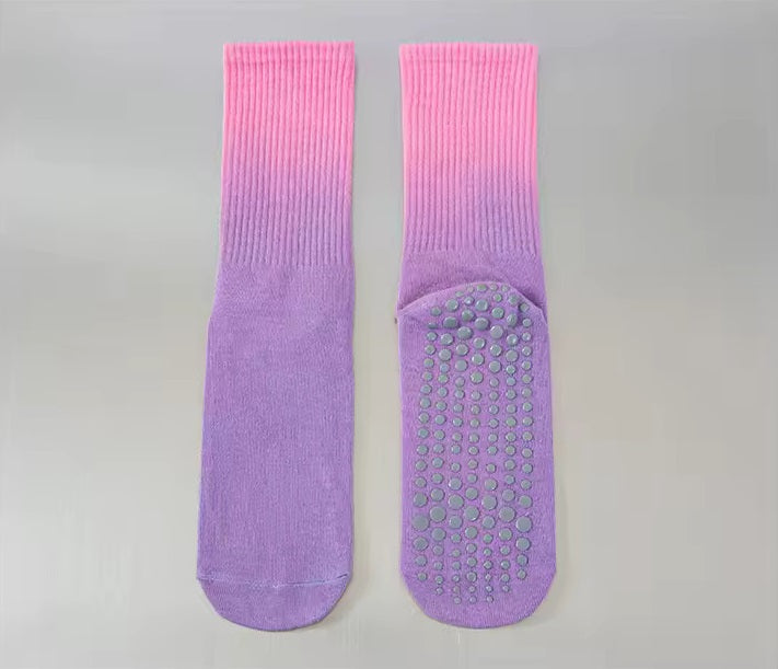 Lavender Mist FlowFade Grip Socks