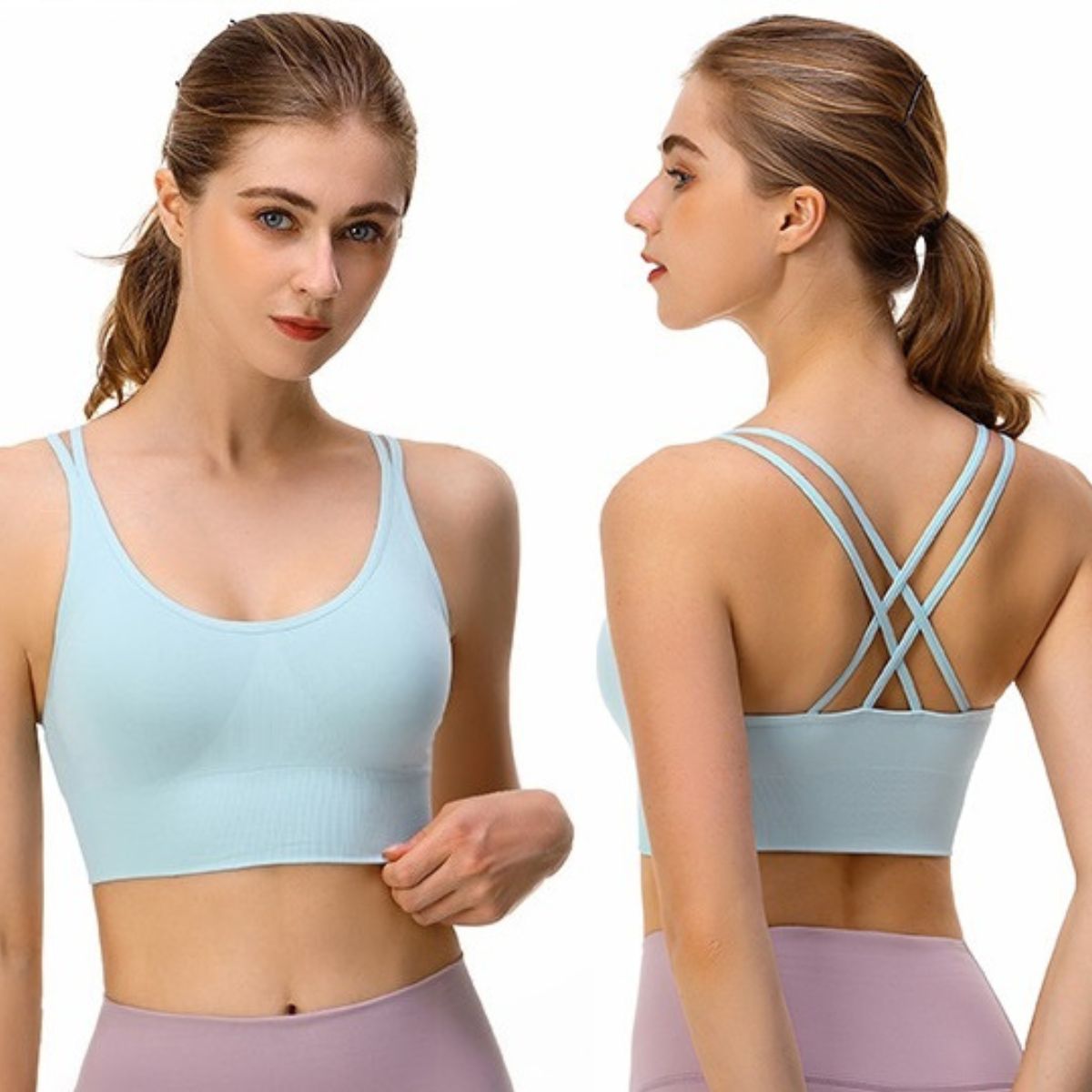 Eternal Sports Bra - Arctic Blue