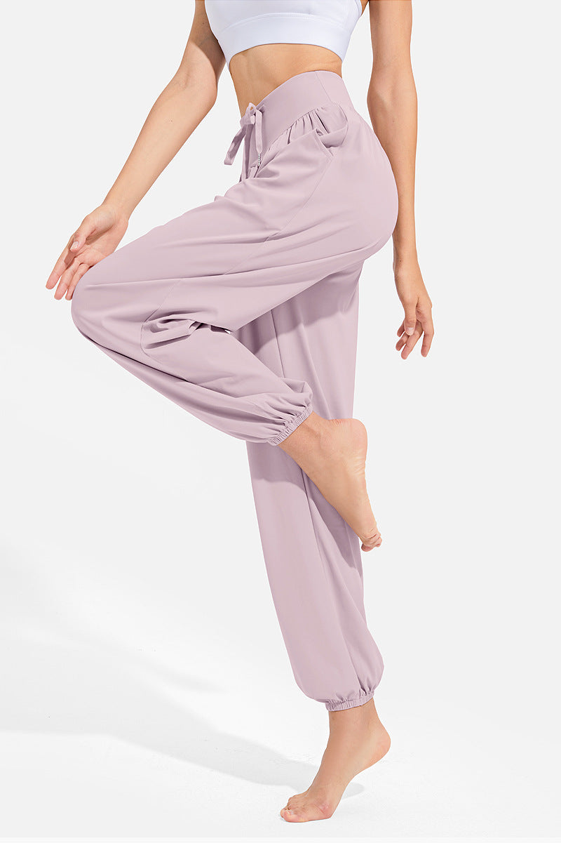 Ananda Pink Yoga Joggers