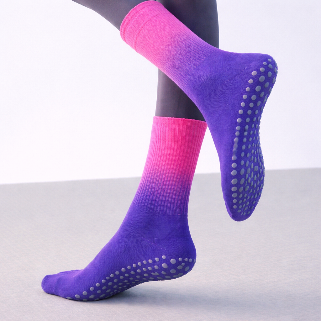 Cosmic Berry FlowFade Grip Socks