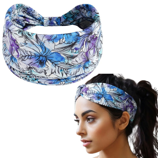 Nature's Love Hairband : Blue Orchid