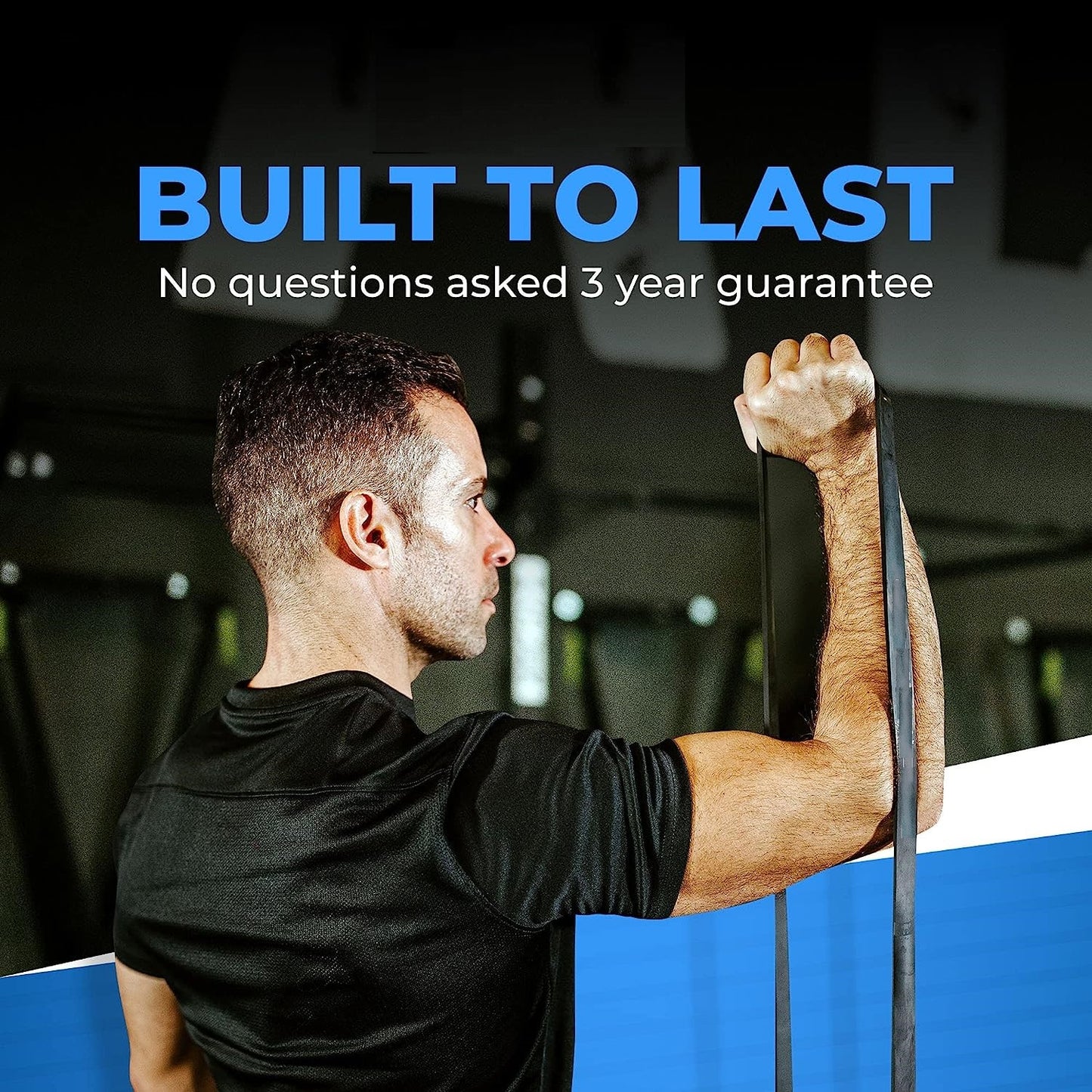 Pull up Resistance Loop Bands - Black - 30 to 70 Lbs
