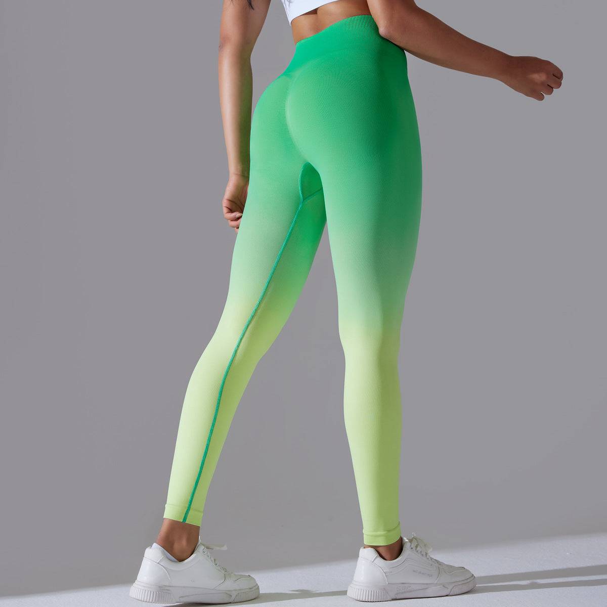 Mint Green High Waist Seamless Yoga Pants
