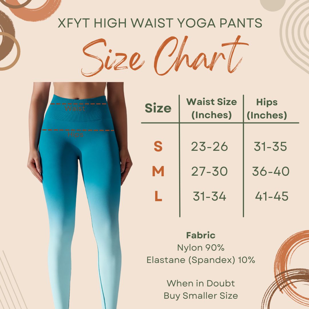 Blue Sea High Waist Seamless Yoga Pants