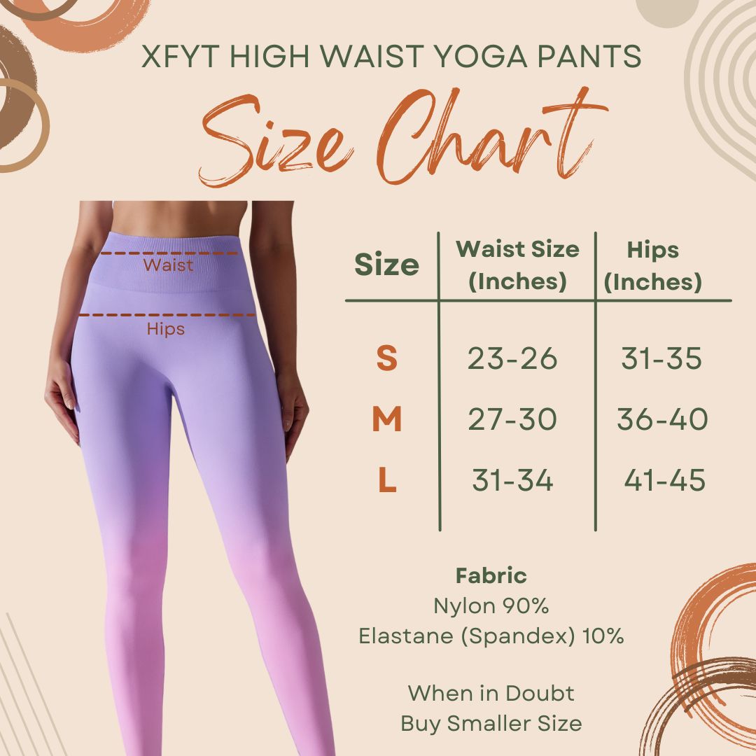 Pink Sunset High Waist Seamless Yoga Pants