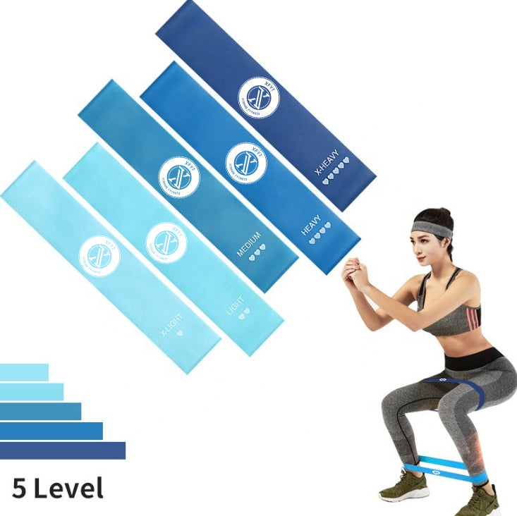 Resistence Loop Fitness Bands - Bold Blue Set