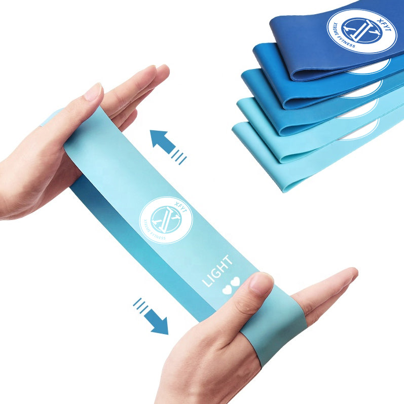 Resistence Loop Fitness Bands - Bold Blue Set