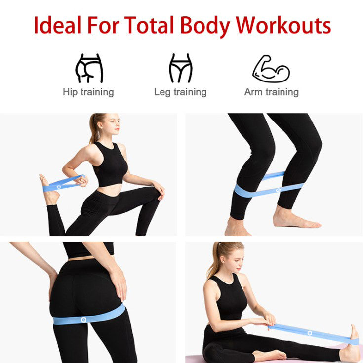 Resistence Loop Fitness Bands - Bold Blue Set