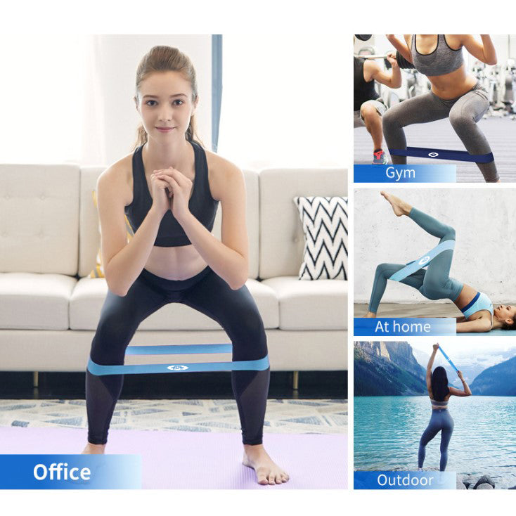 Resistence Loop Fitness Bands - Bold Blue Set