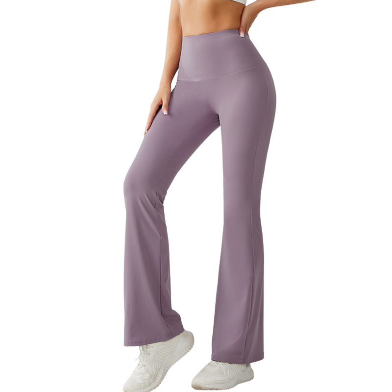 Dreamy Lavender Flared Yoga Pants