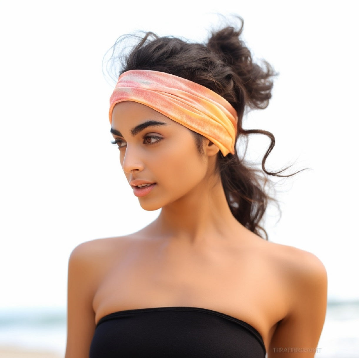 Tie Dye Hairbands Pack of 3 : Blaze Mix
