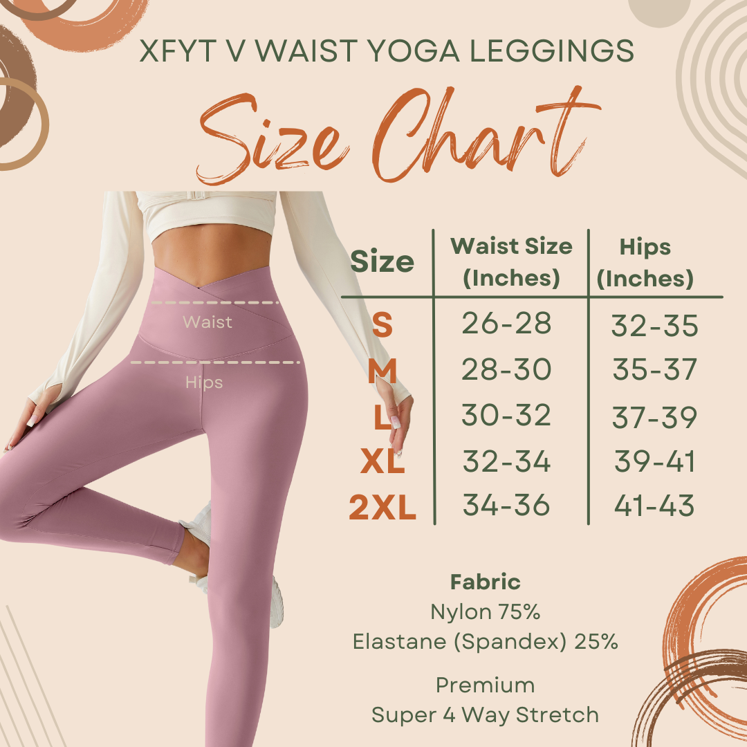 Pack of 2 Crossover V-Waist Light Yoga Pants (Pink n Blue)