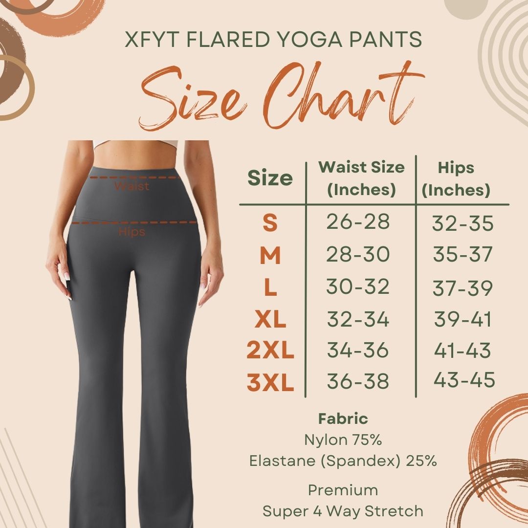 Charcoal Grey High Rise Flare Yoga Pants