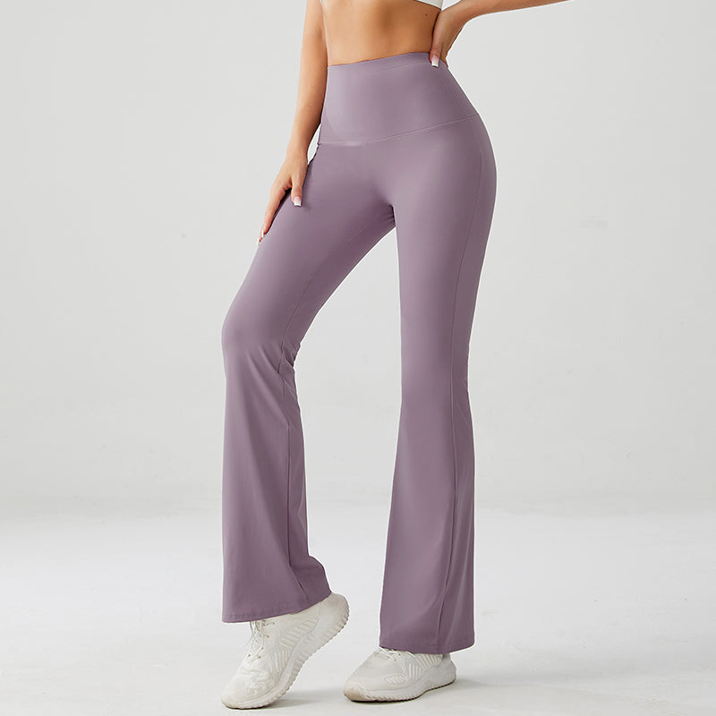 Dreamy Lavender Luxe High Rise Flare Yoga Pants