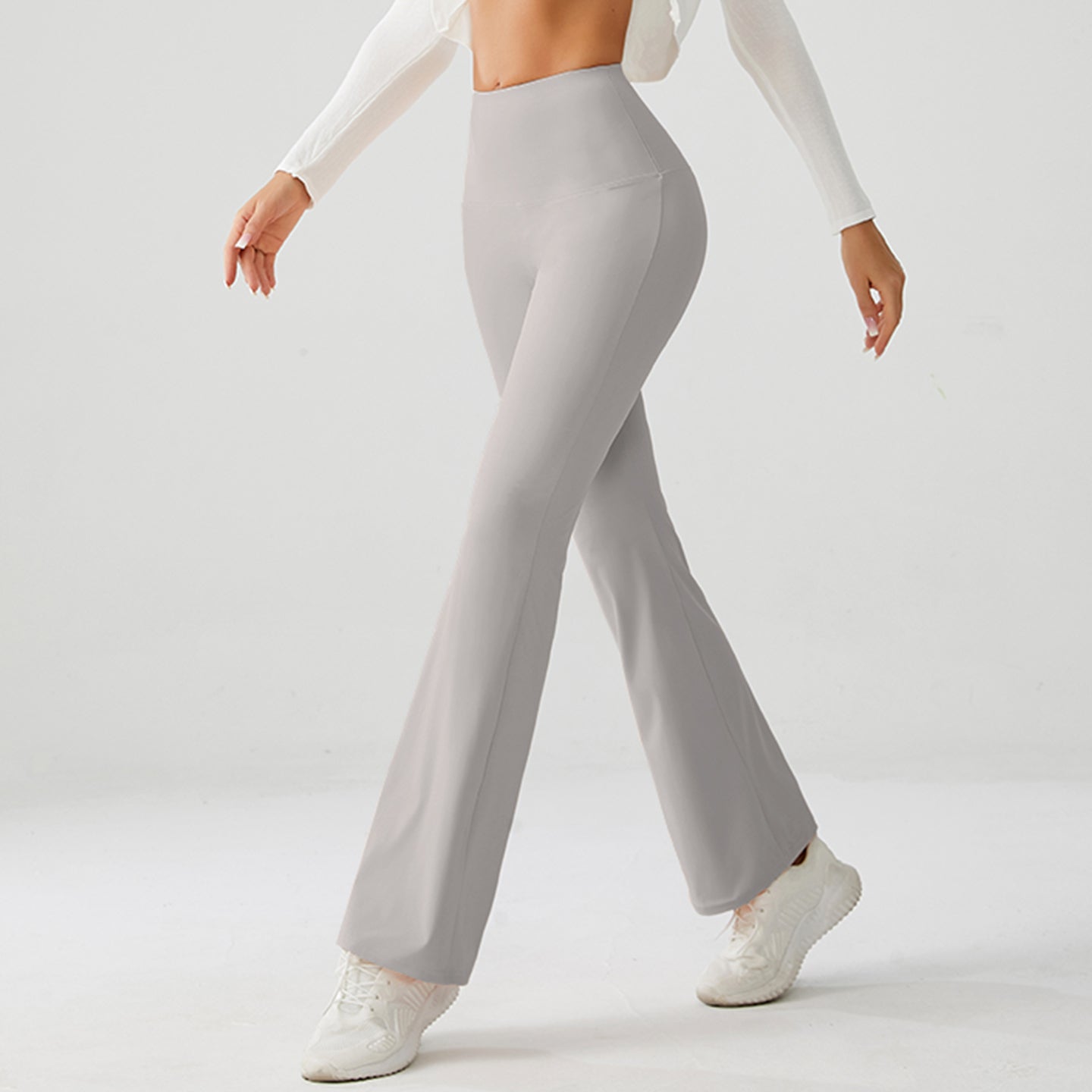 Lunar Stone High Rise Flare Yoga Pants