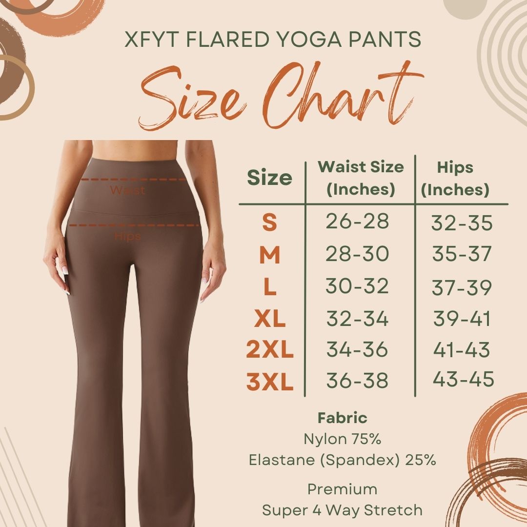 Mocha Brown High Rise Flare Yoga Pants