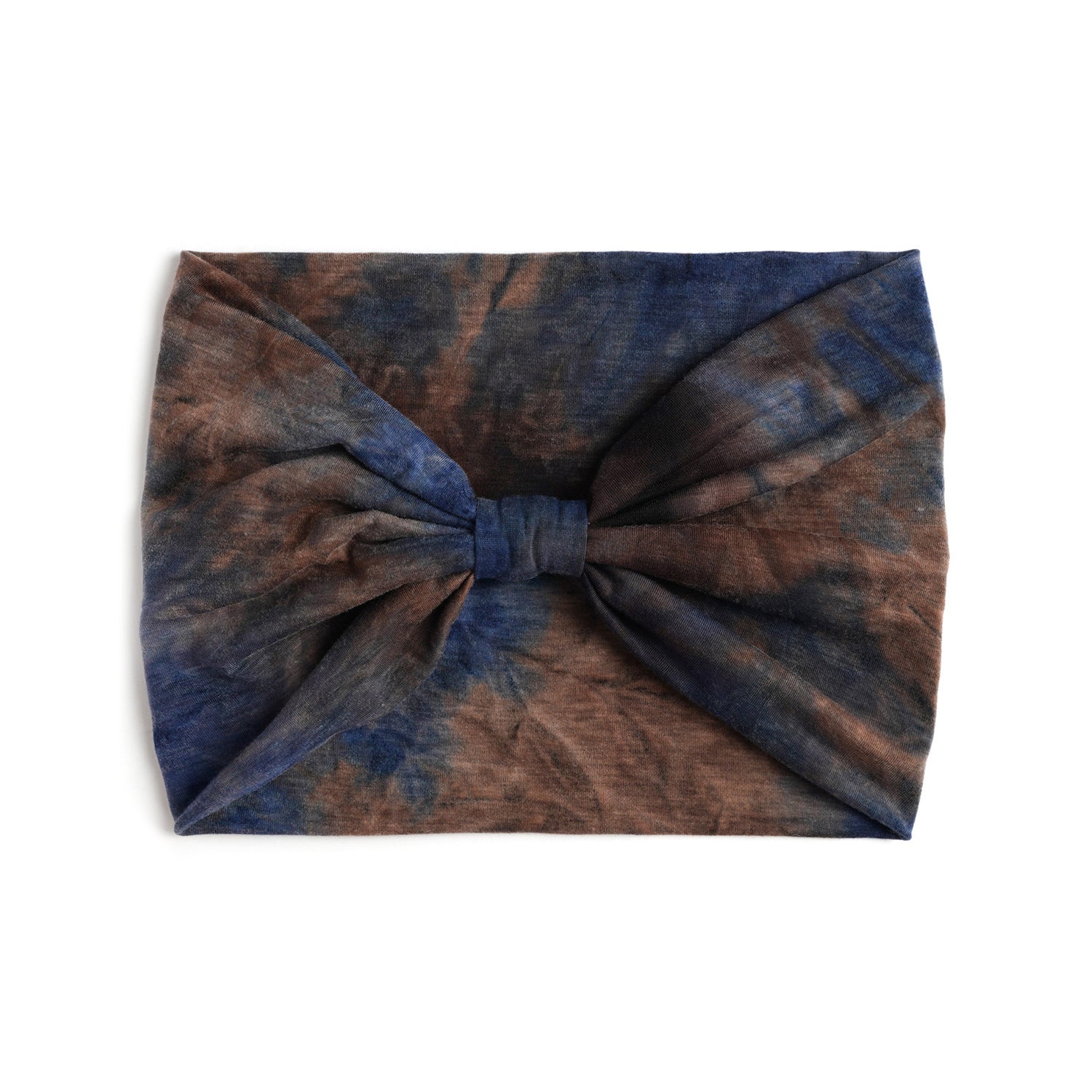 Tie Dye Hair Band : Indigo Earth Shade