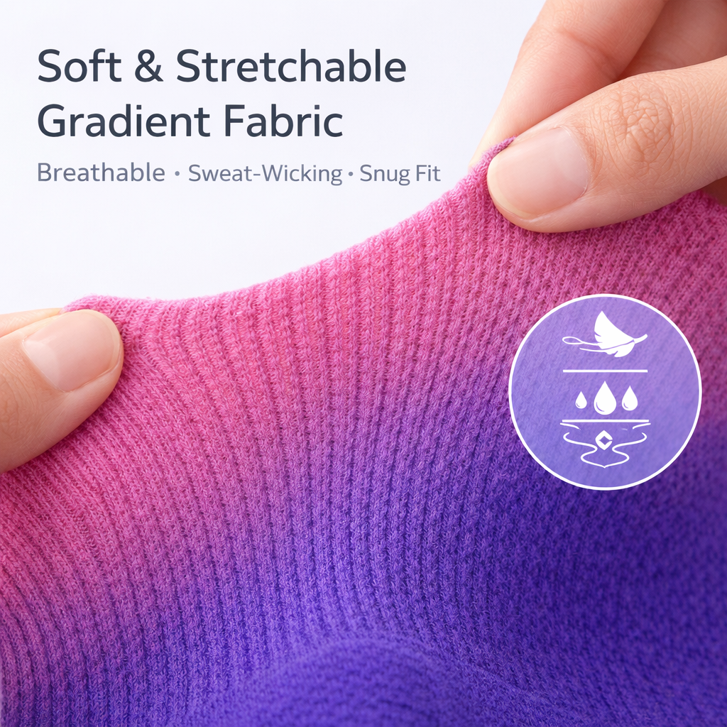 Cosmic Berry FlowFade Grip Socks