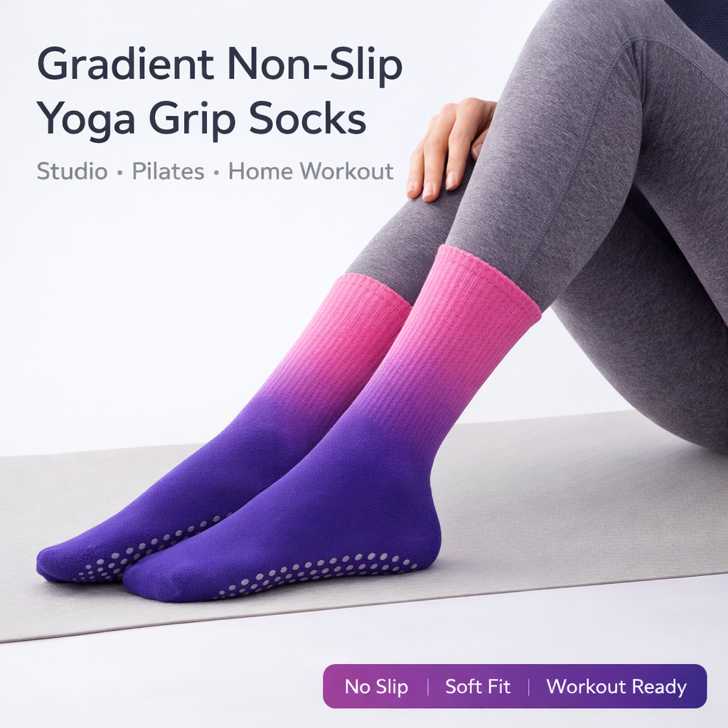 Cosmic Berry FlowFade Grip Socks