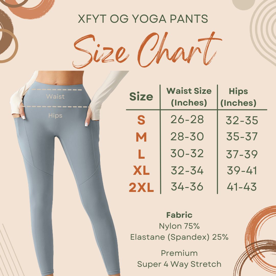 Pack of 3 OG Yoga Pants Light (Pink Beige Blue)