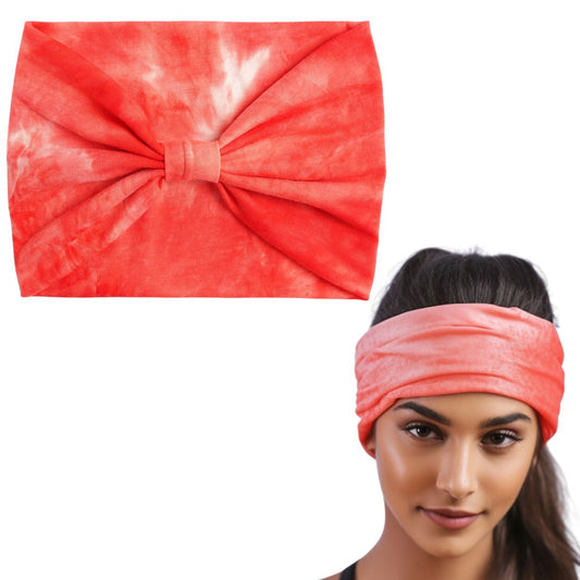 Tie Dye Hair Band : Red Shade