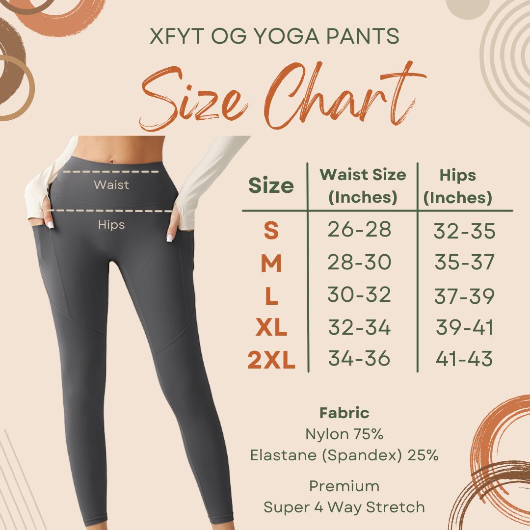Pack of 3 OG Yoga Pants Dark (Black Brown n Grey)