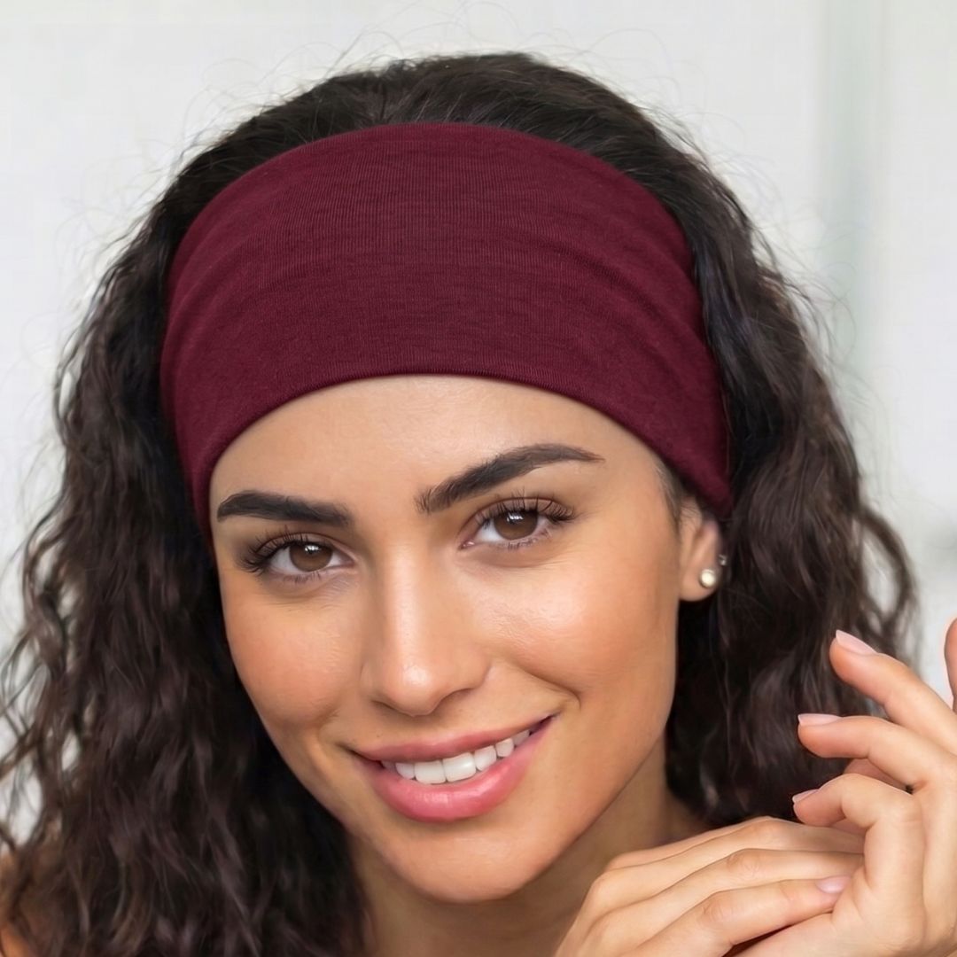 SoftFlow Hair Band : Maroon