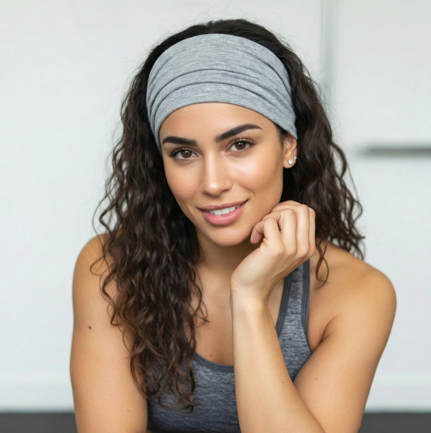 SoftFlow Hair Band : Light Grey