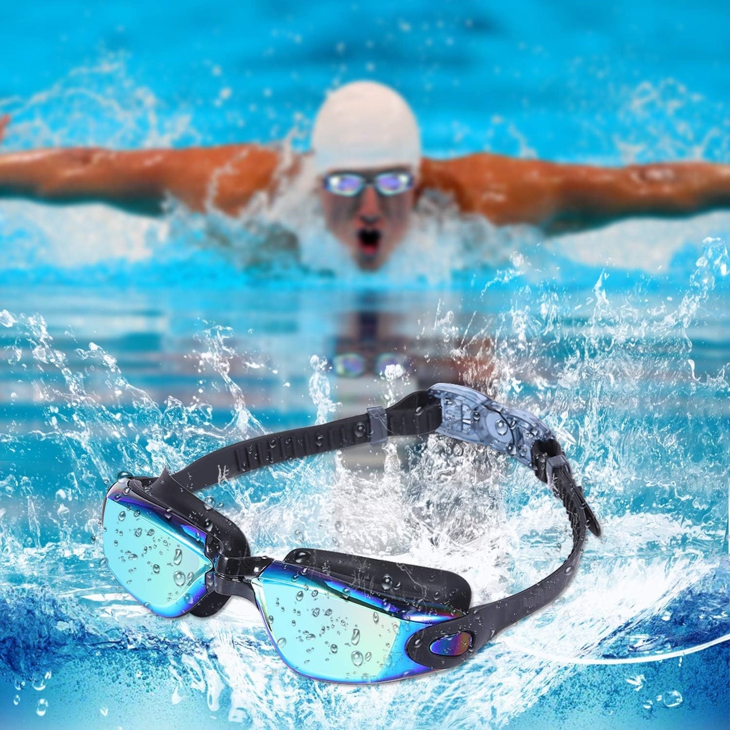 Swimming Goggles : Black