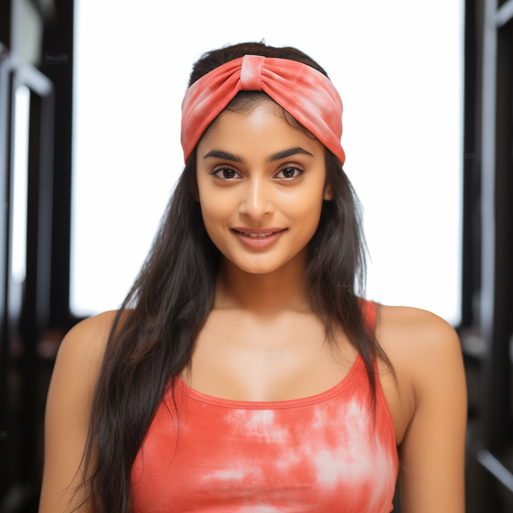 Tie Dye Hair Band : Red Shade